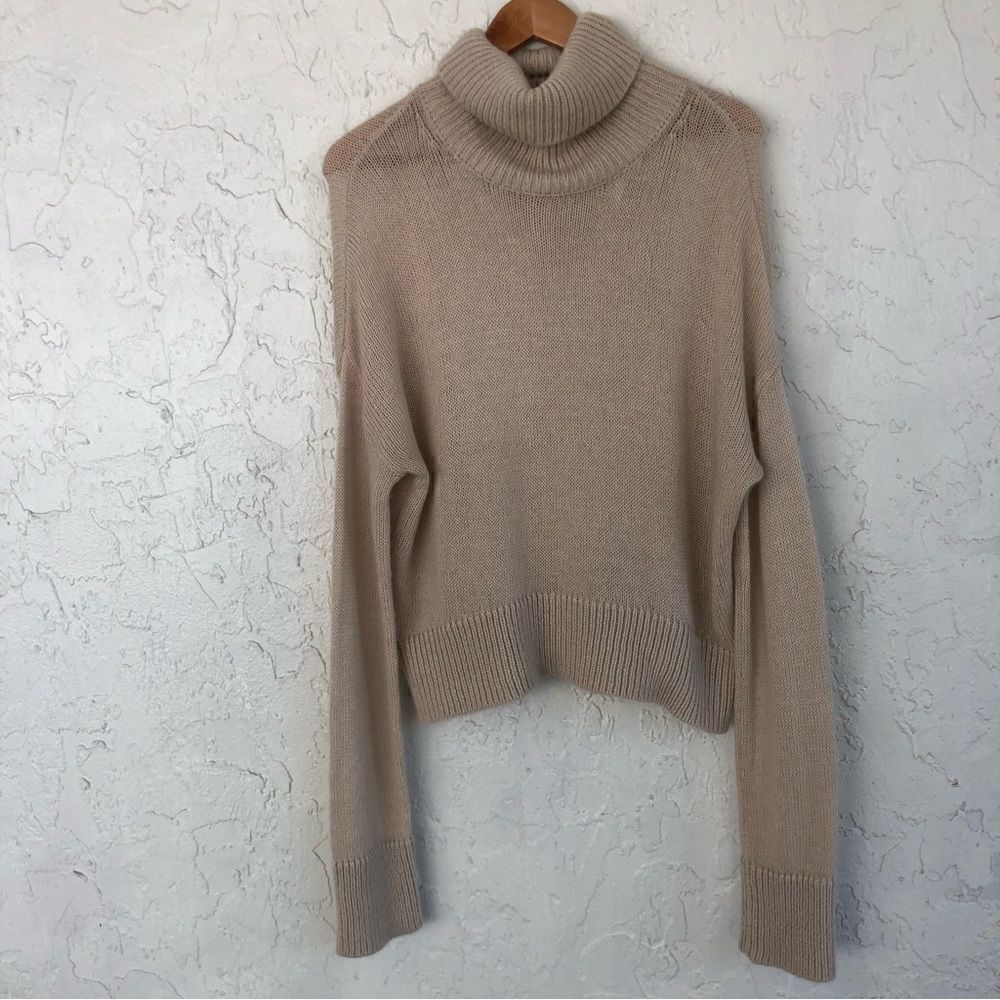 HUNKYDORY Mohair Blend Knit Turtleneck Sweater Size XS‎